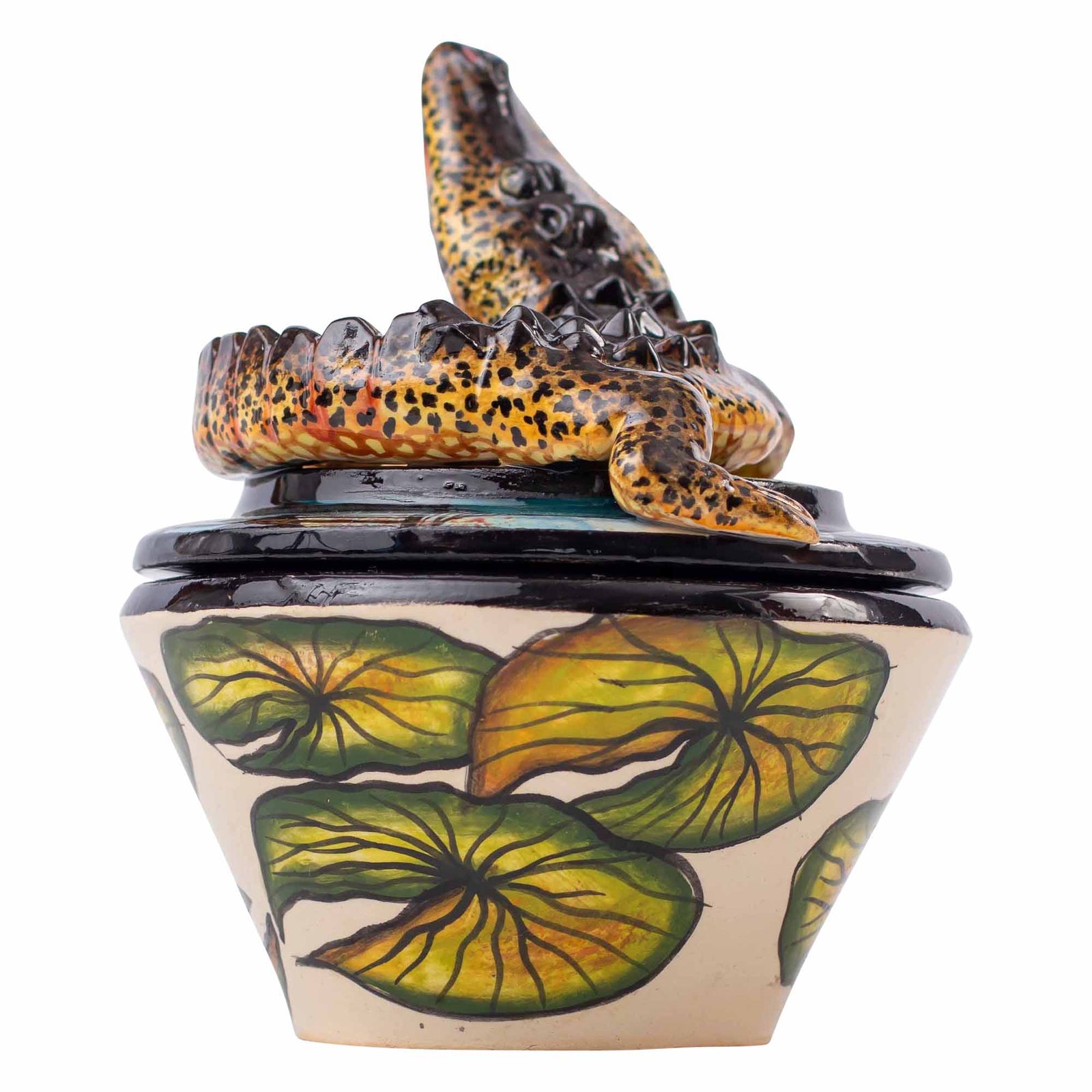 Crocodile jewelry box