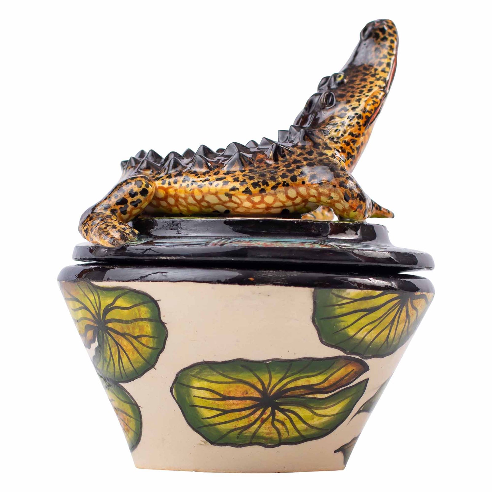 Crocodile jewelry box