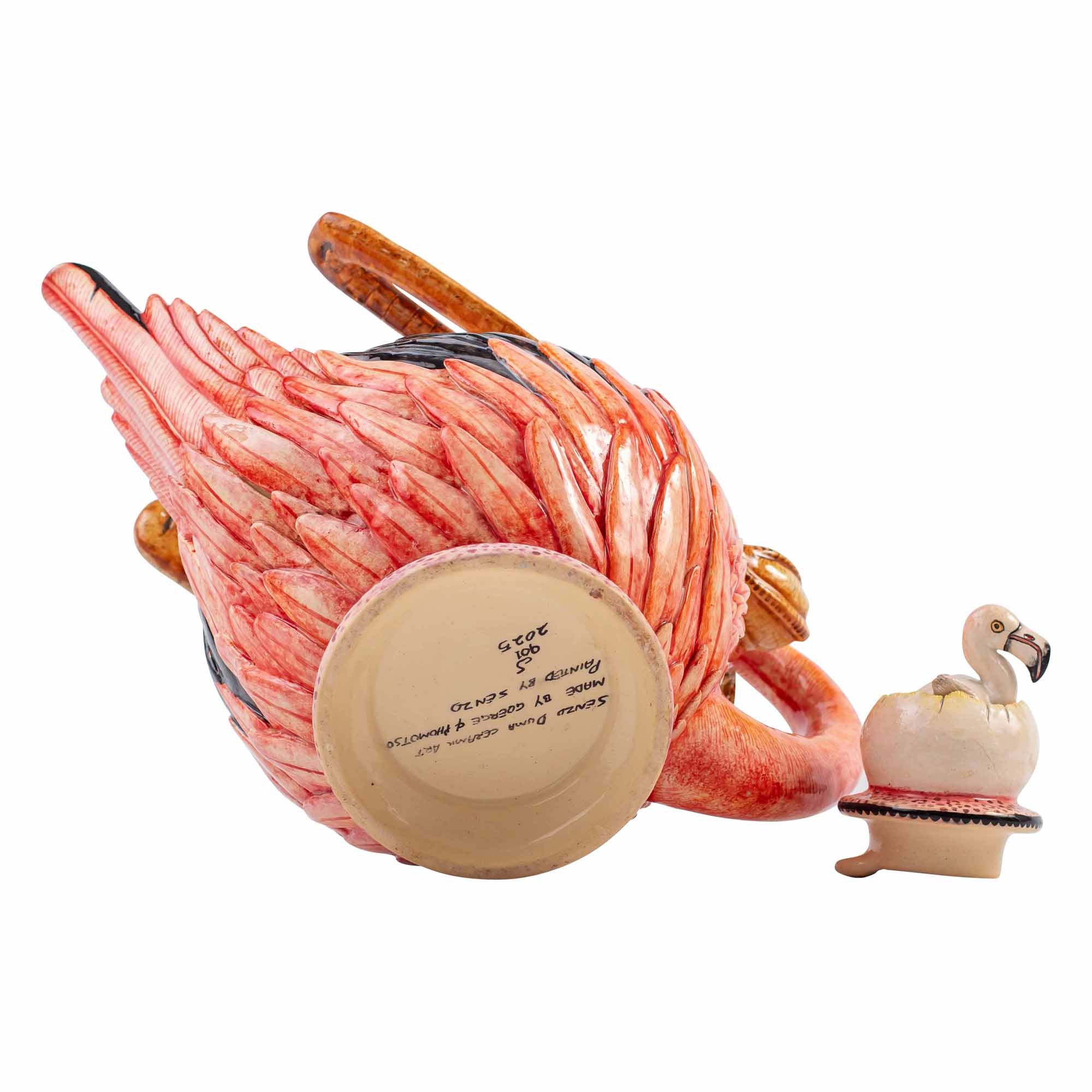 Flamingo teapot