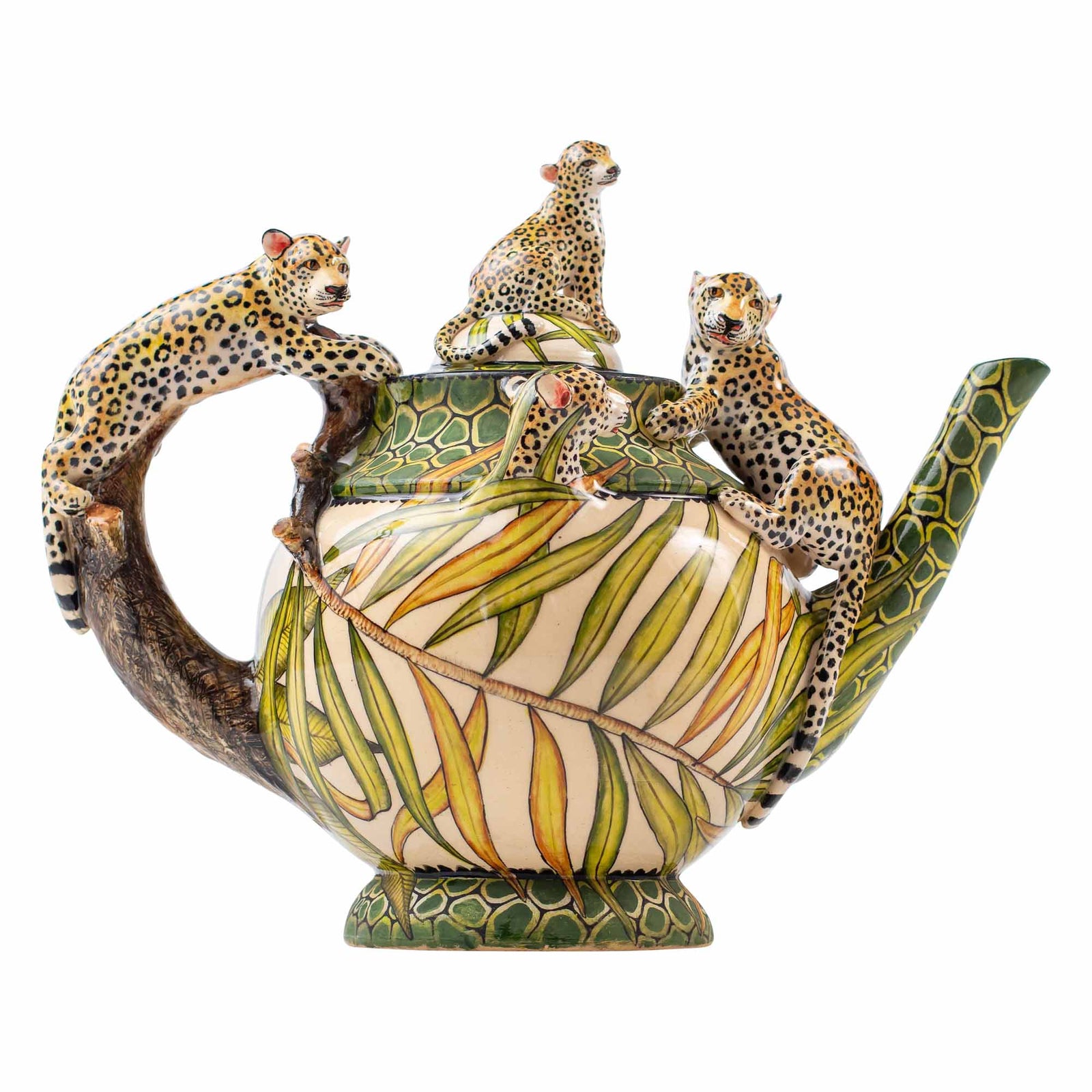 Leopard teapot