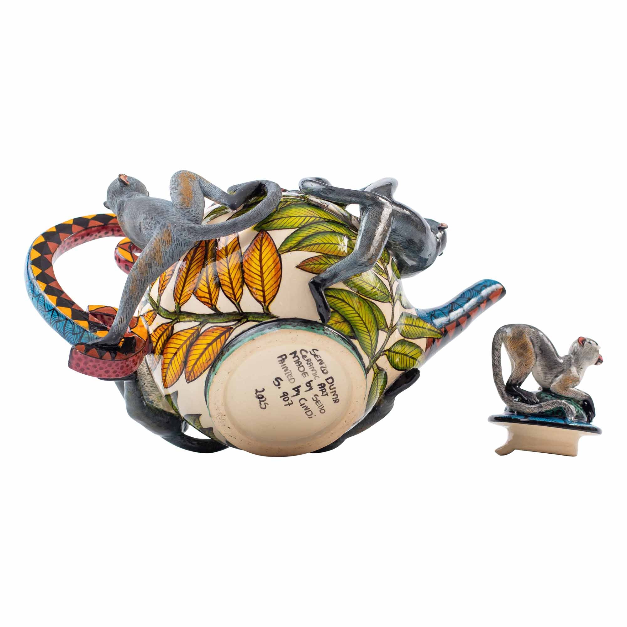 Monkey teapot
