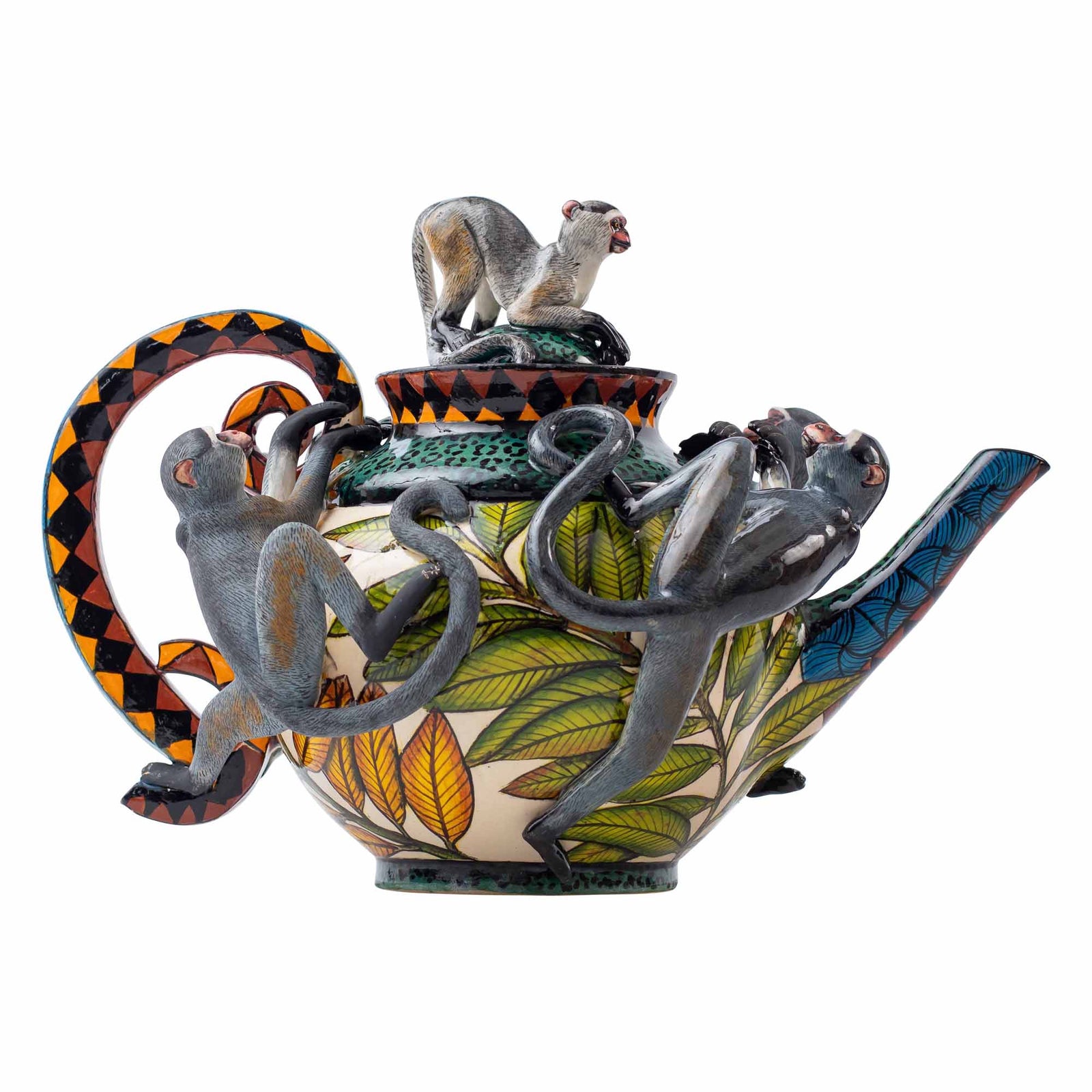 Monkey teapot