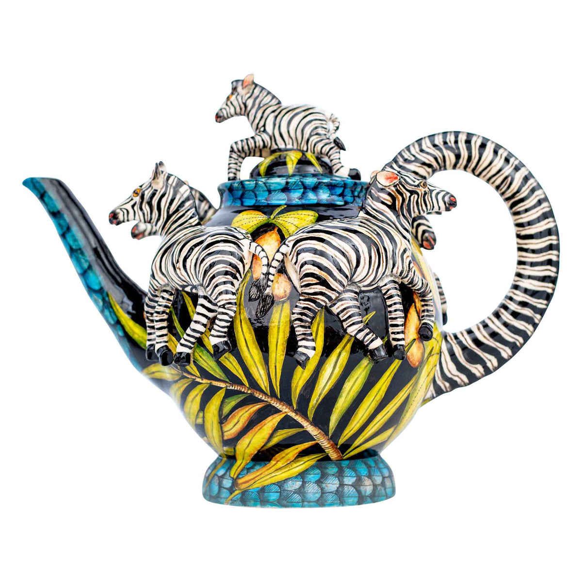 Zebra teapot