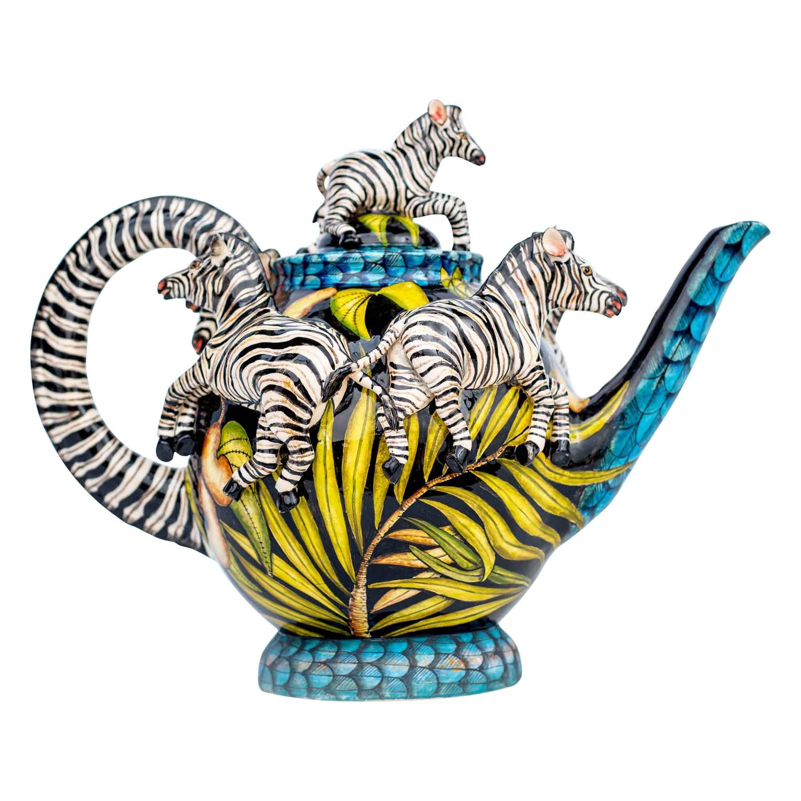 Zebra teapot