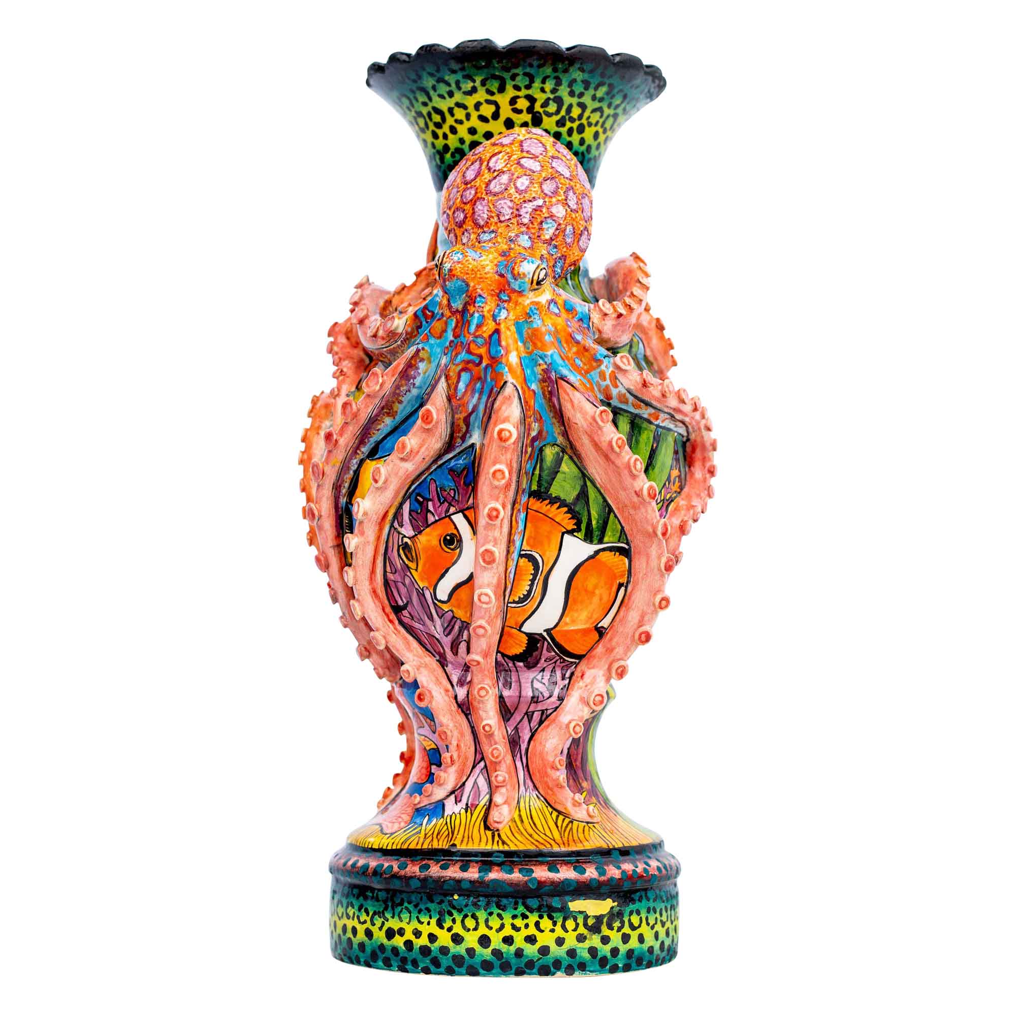 Bees on honeycomb teapot