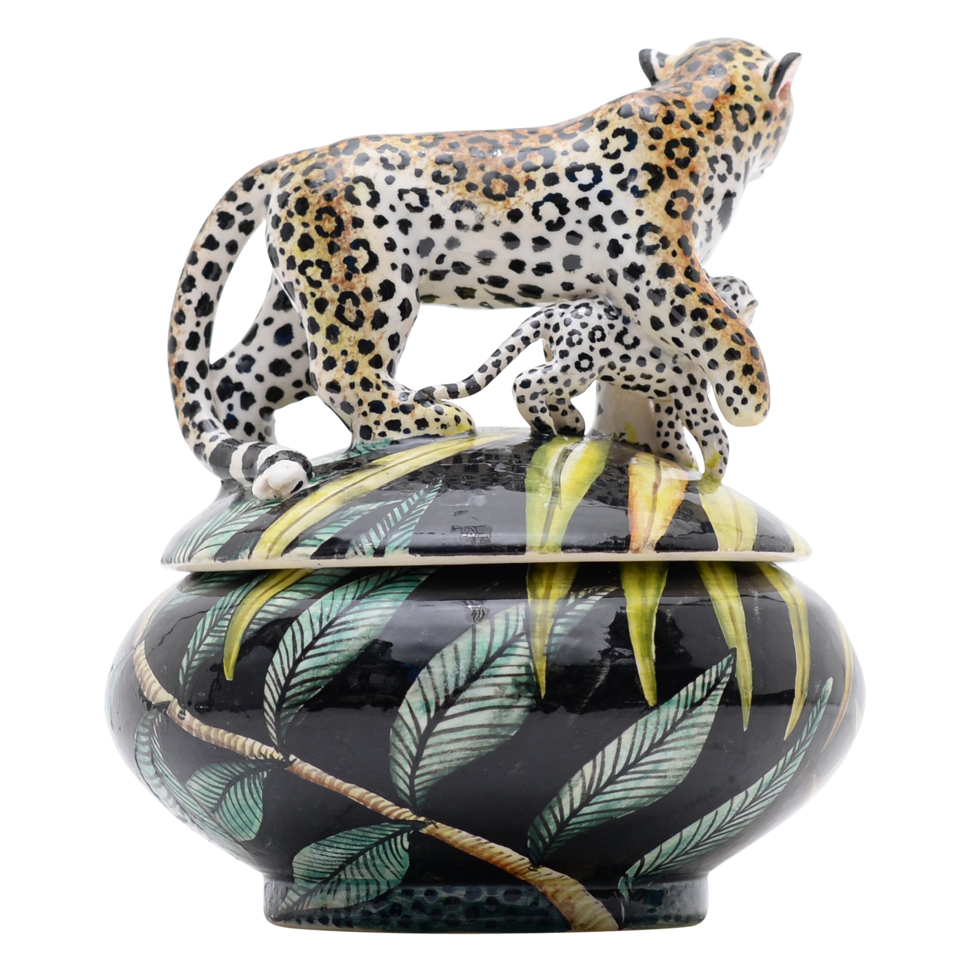 Leopard jewelry box