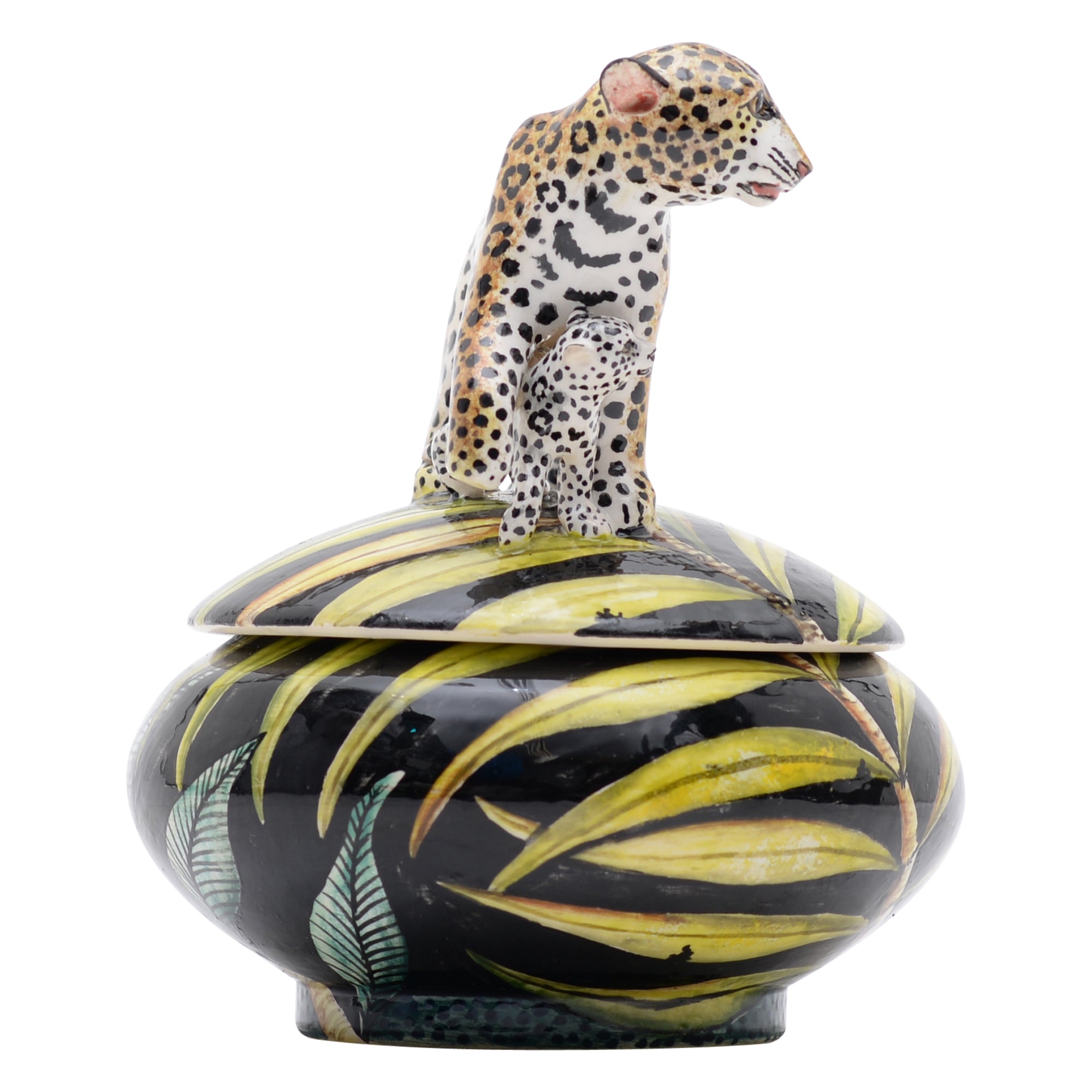 Leopard jewelry box