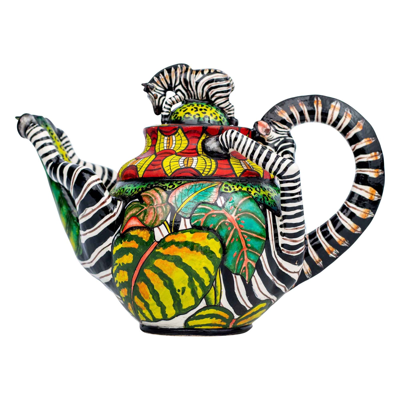 Zebra teapot