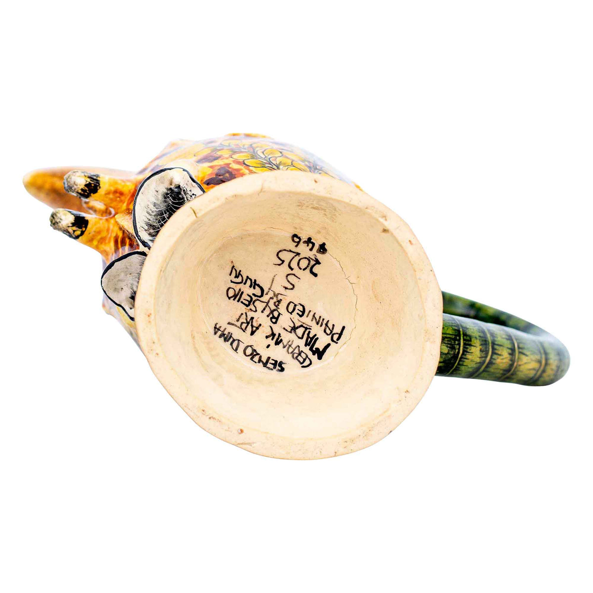 Giraffe & goldenball lead tree jug