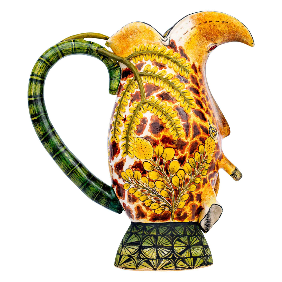 Giraffe & goldenball lead tree jug