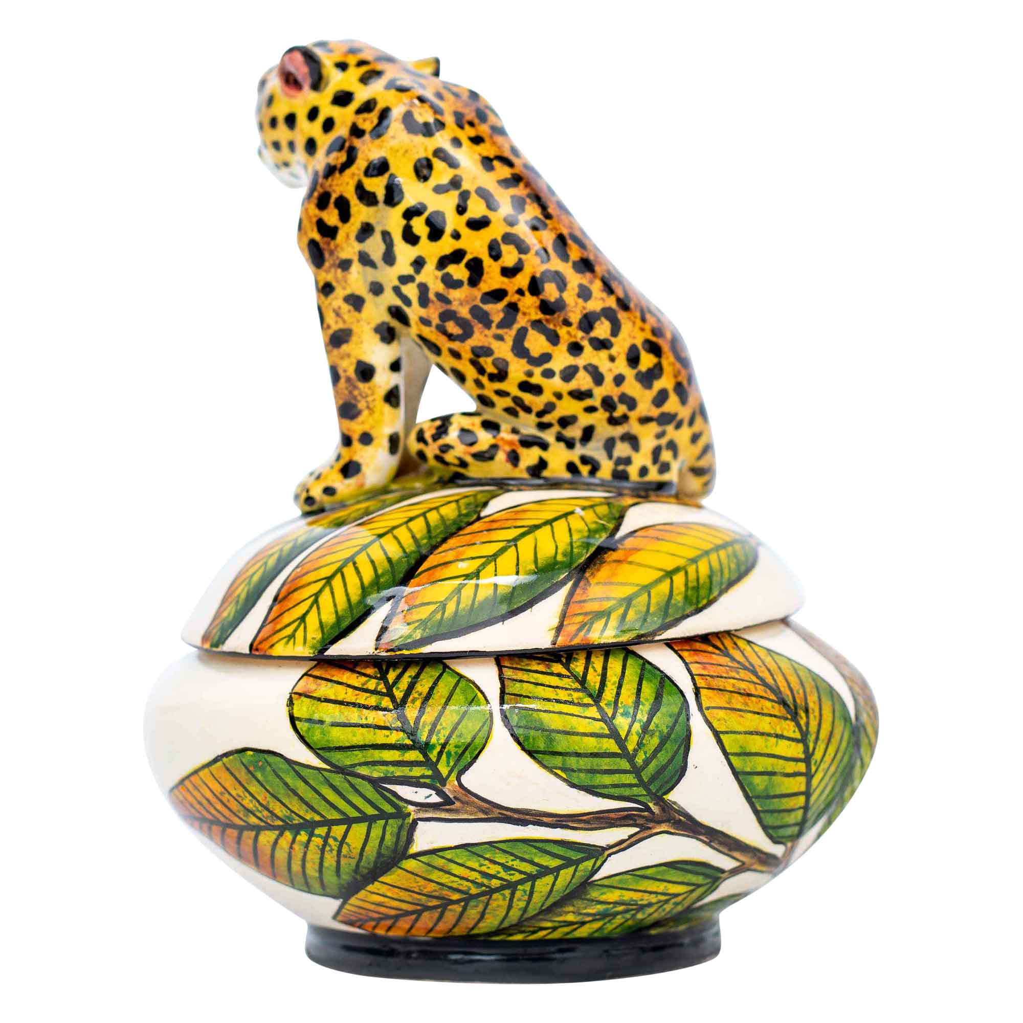 Leopard jewelry box