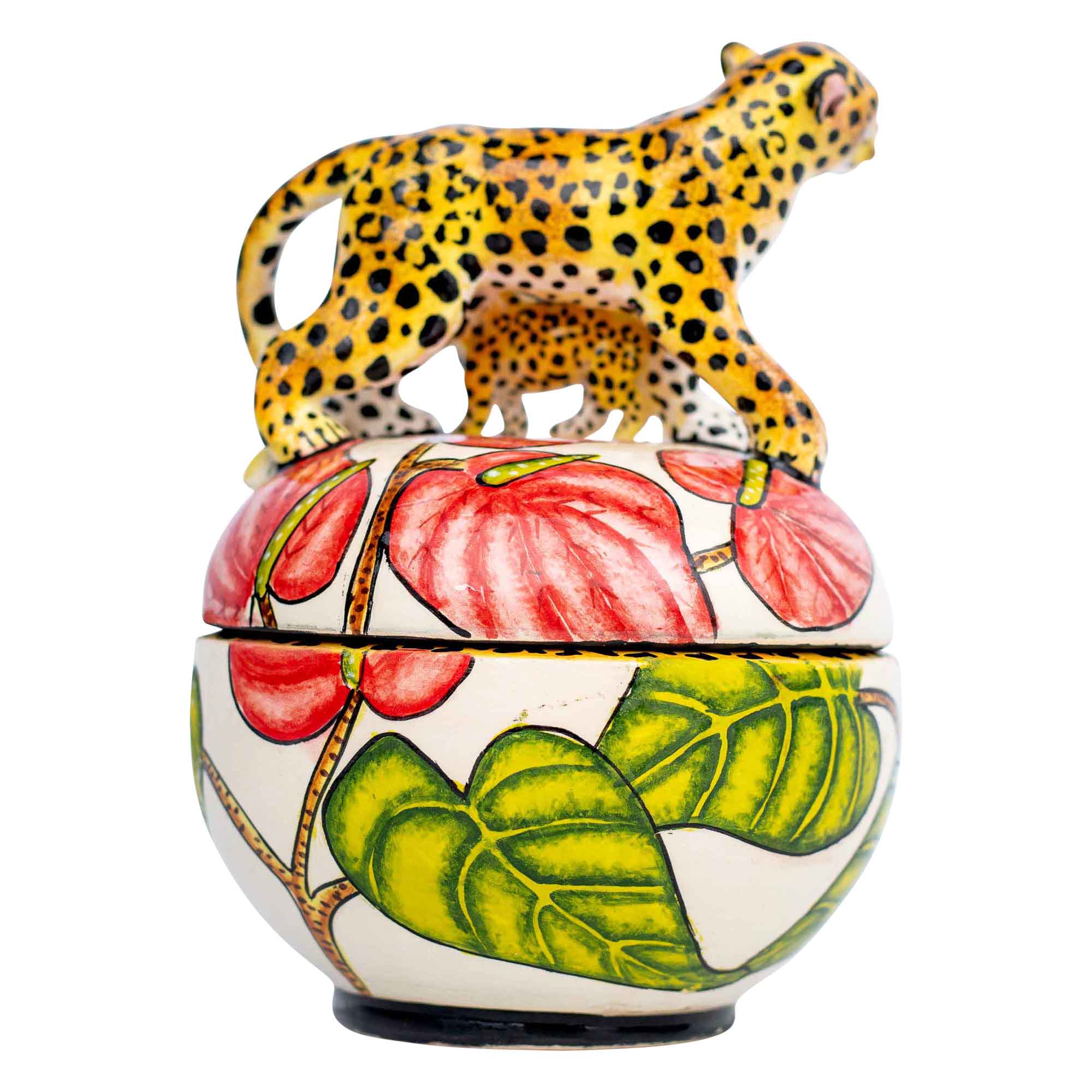 Leopard jewelry box
