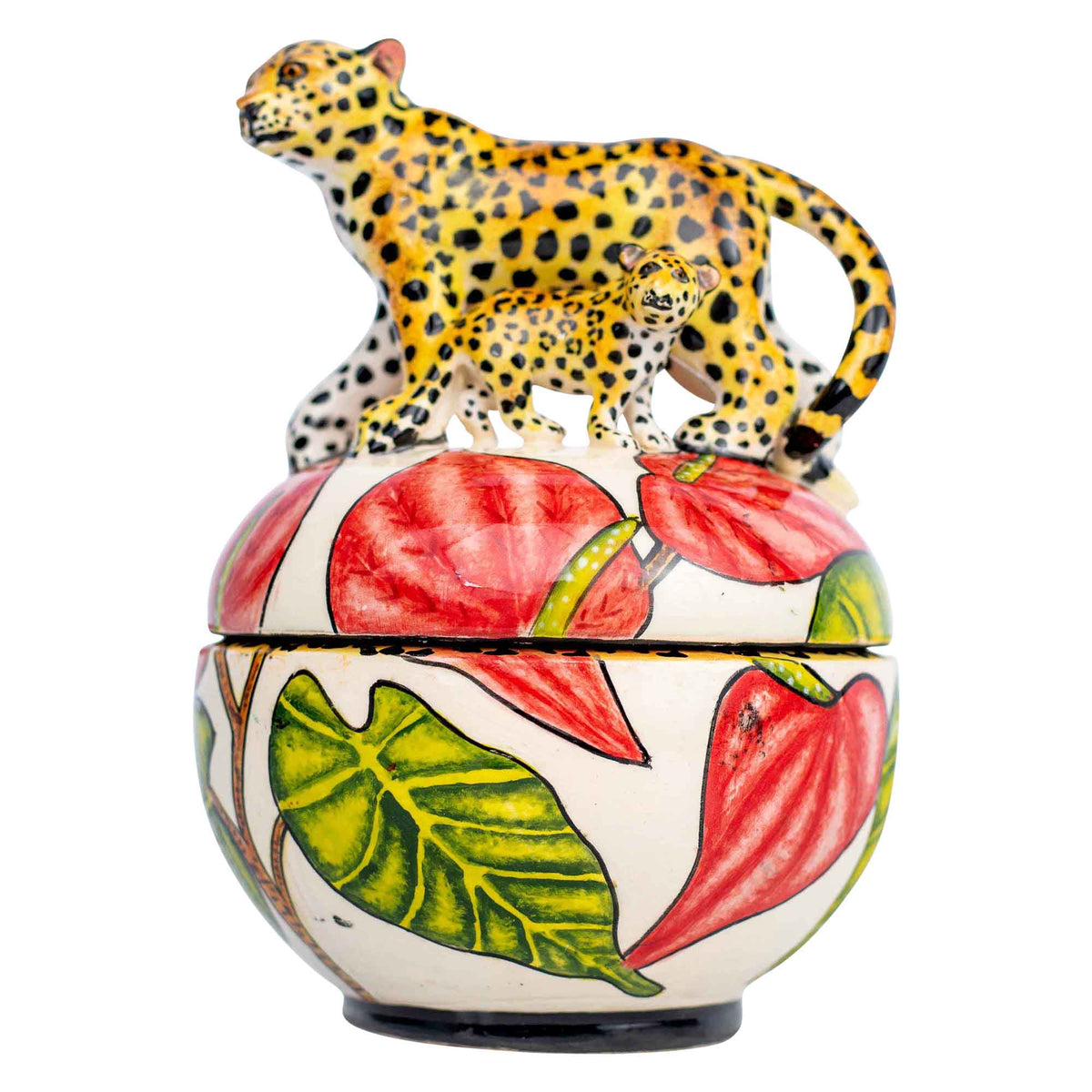 Leopard jewelry box
