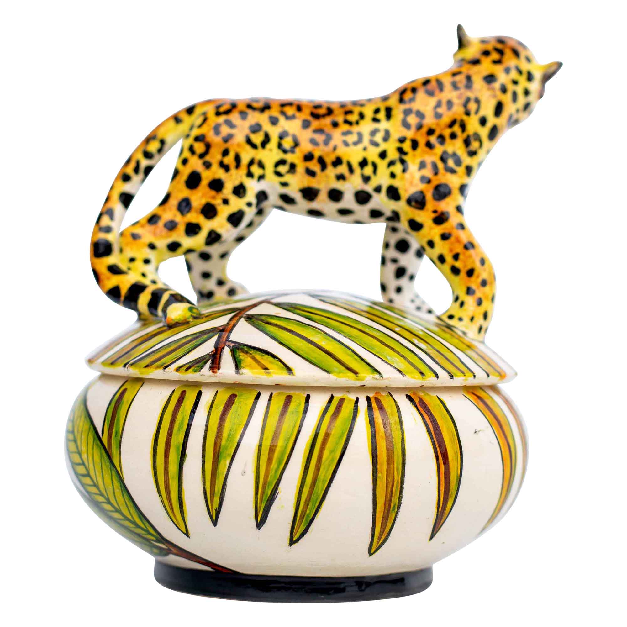 Leopard jewelry box
