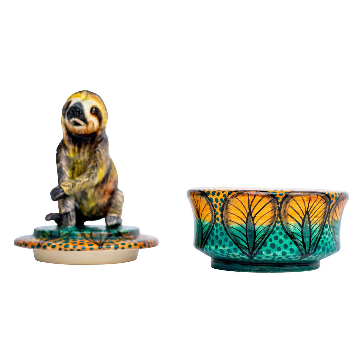 Sloth jewelry box