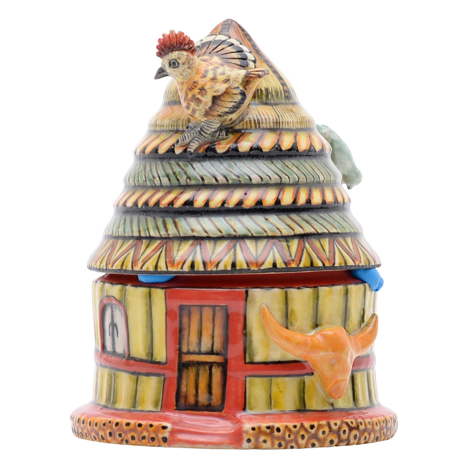 Zulu round hut jewelry box