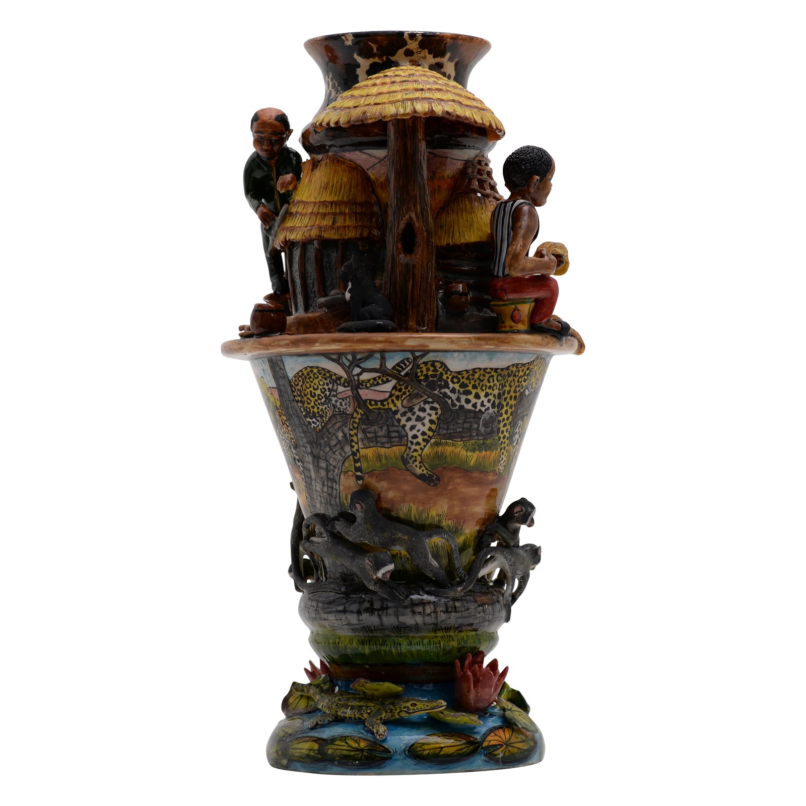 Repairing The Roof Vase