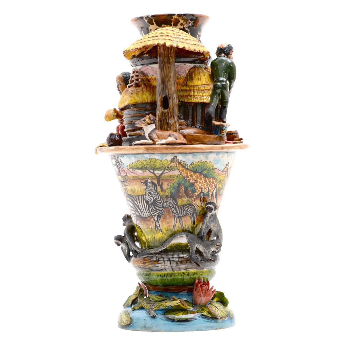 Repairing The Roof Vase