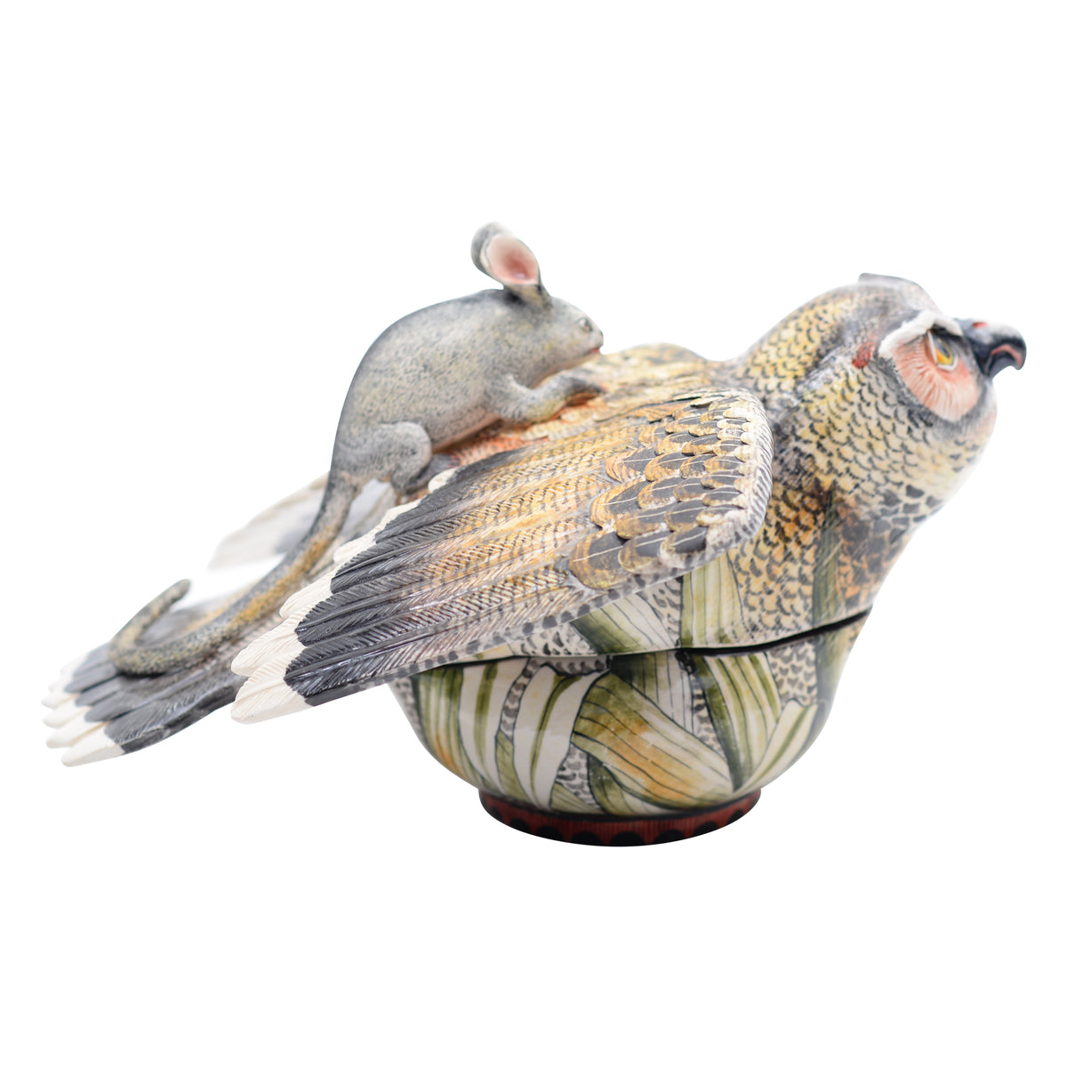 Owl Lidded Pot