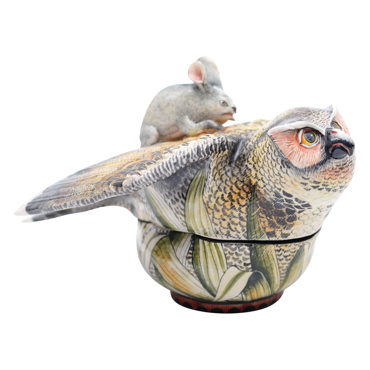 Owl Lidded Pot