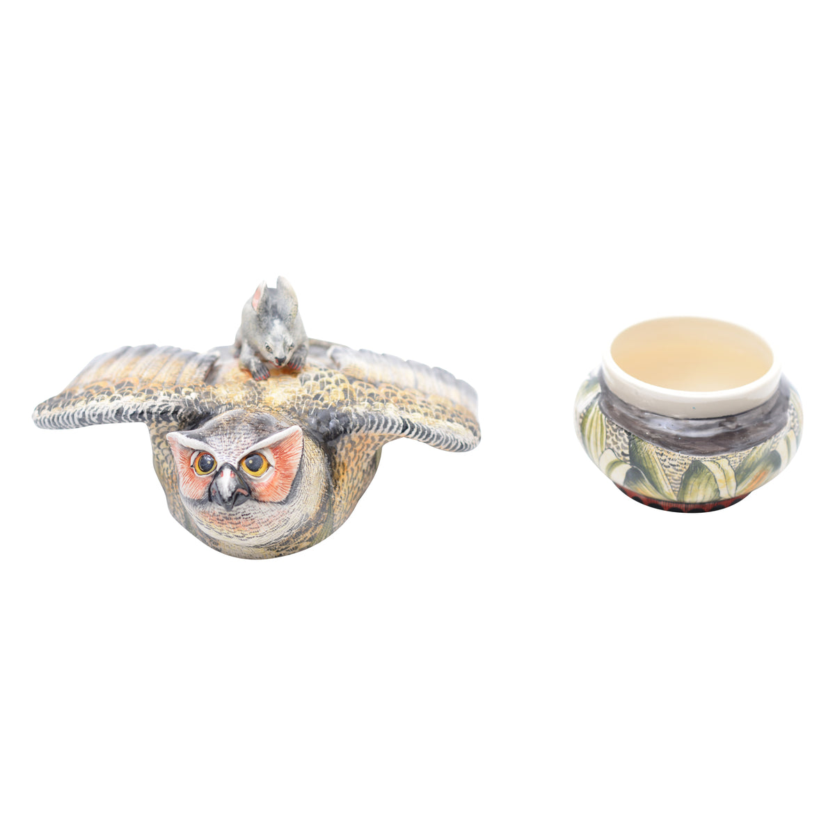 Owl Lidded Pot