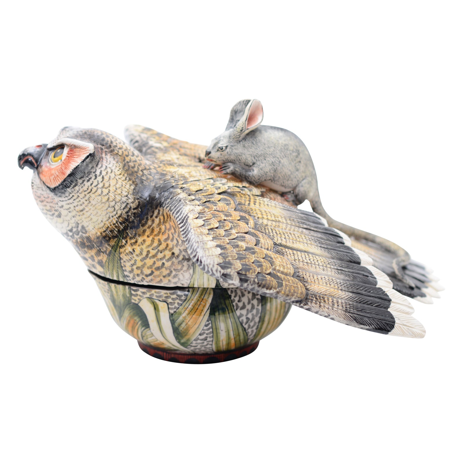 Owl Lidded Pot