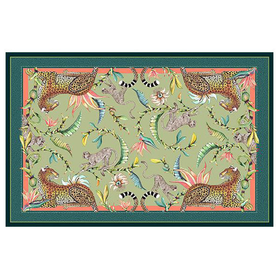 Monkey paradise delta tablecloth