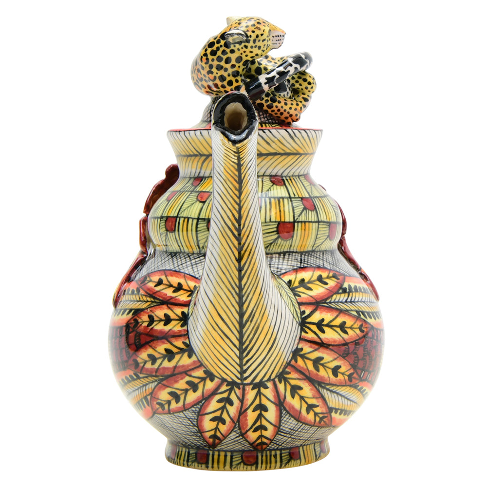Leopard teapot