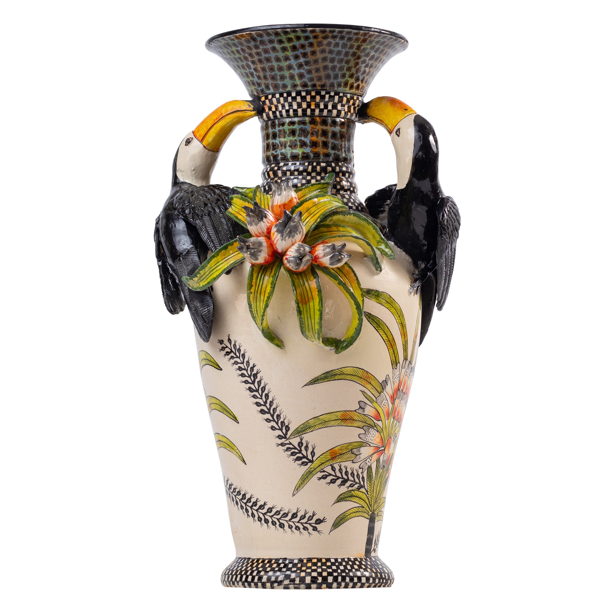 Toucan vase