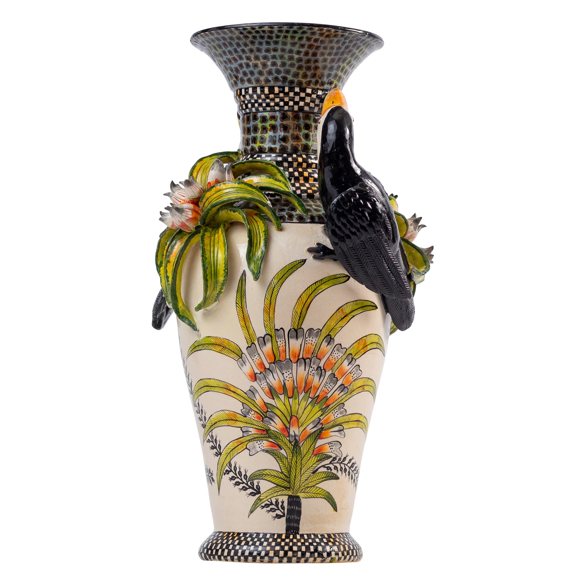 Toucan vase