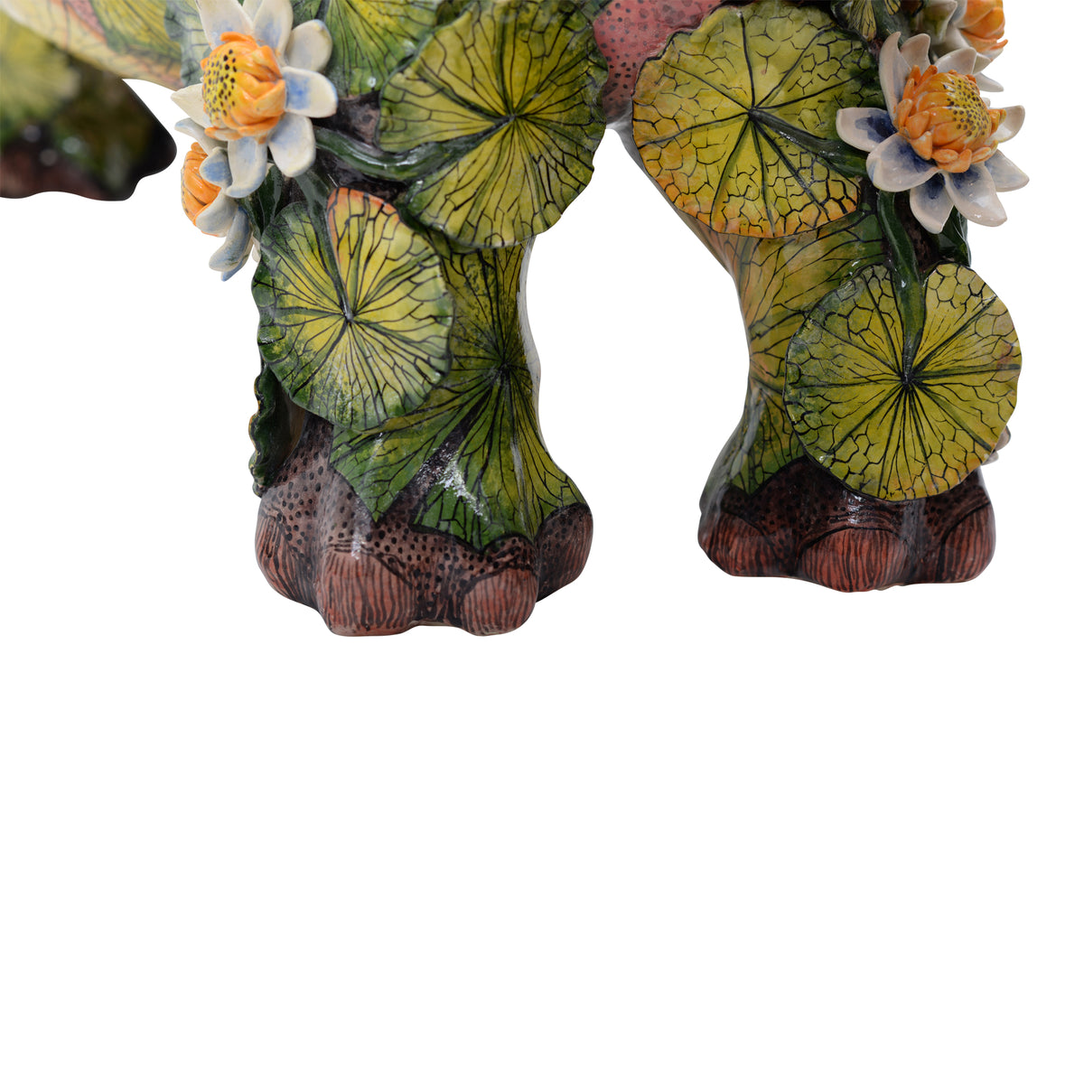 Lilies and Hippo Rider