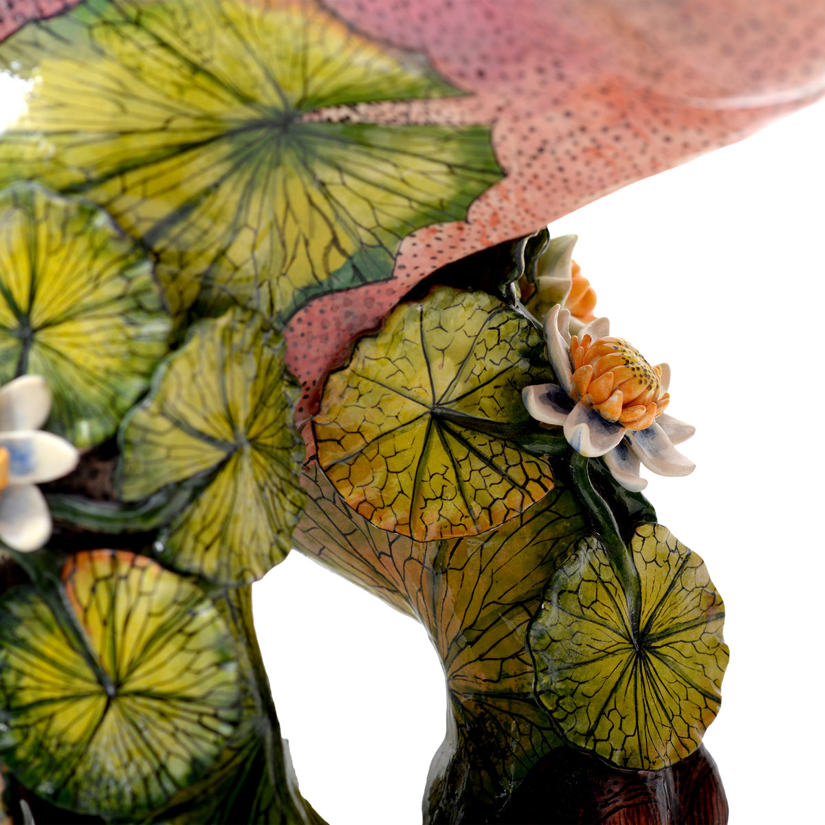 Lilies and Hippo Rider