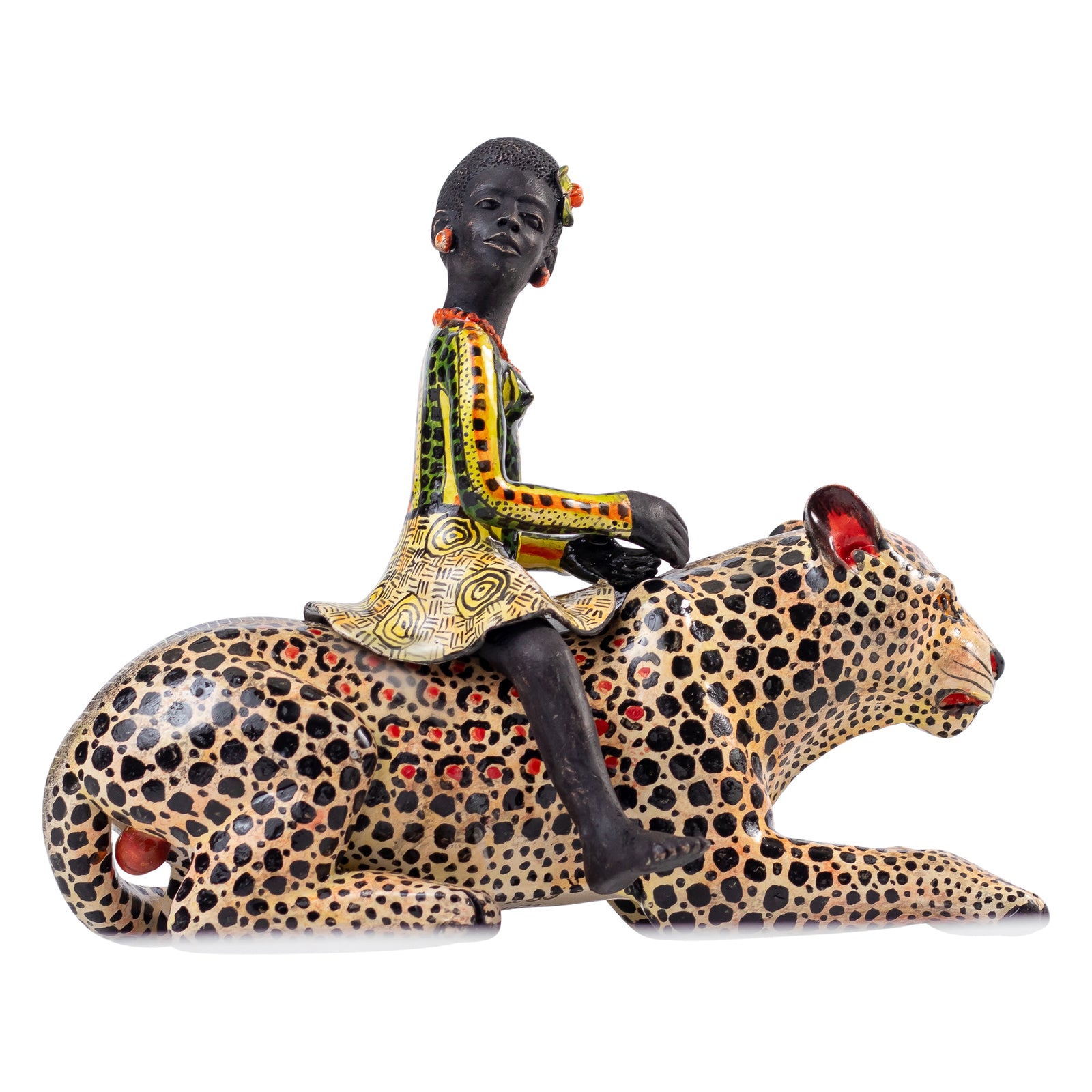 Queen leopard rider