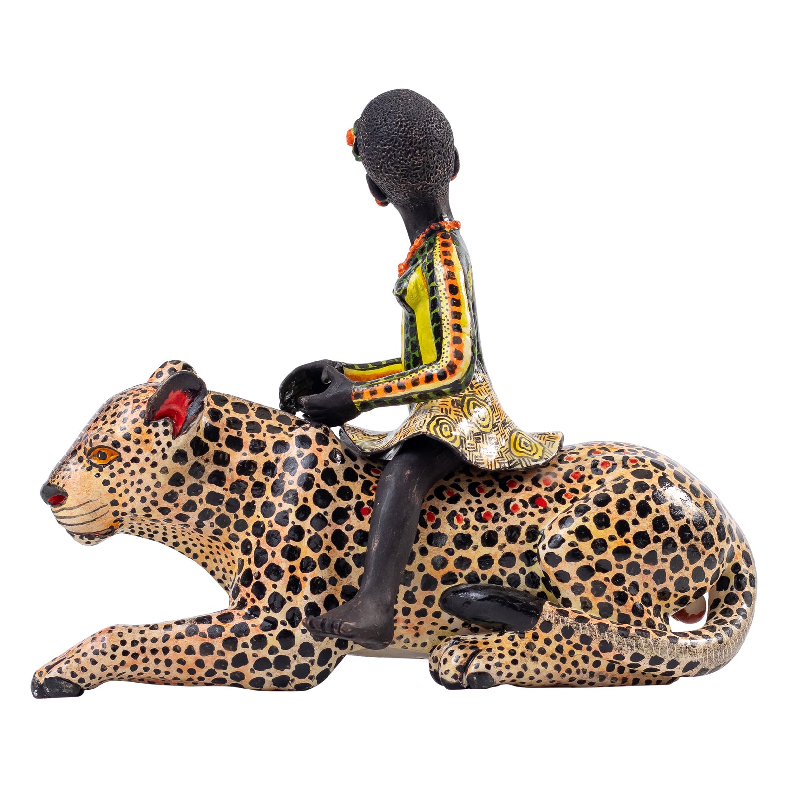 Queen leopard rider