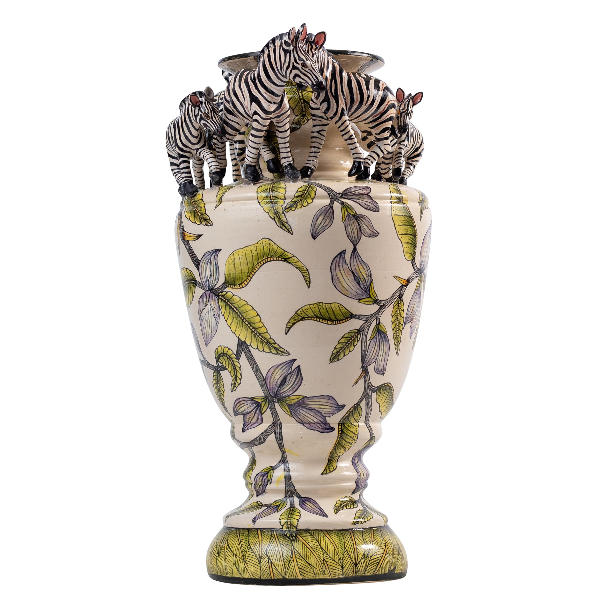 Zebra vase