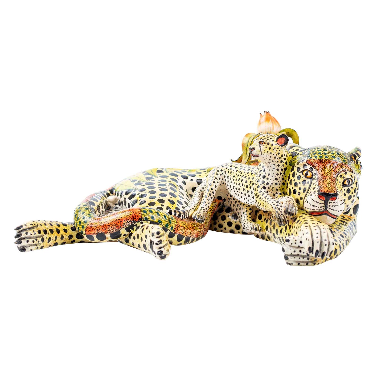 Cheetah urn