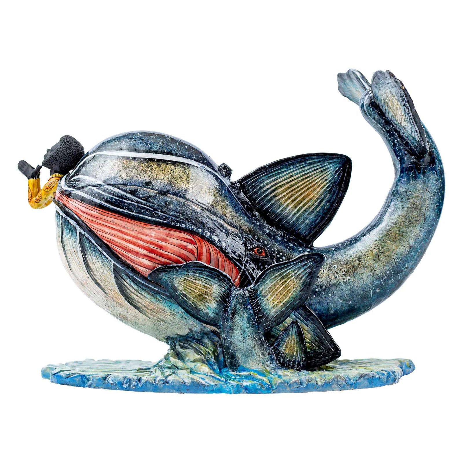 Jonah and the whale sculpture