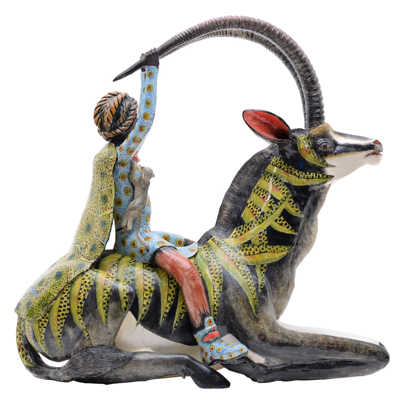 Sable rider sculpture