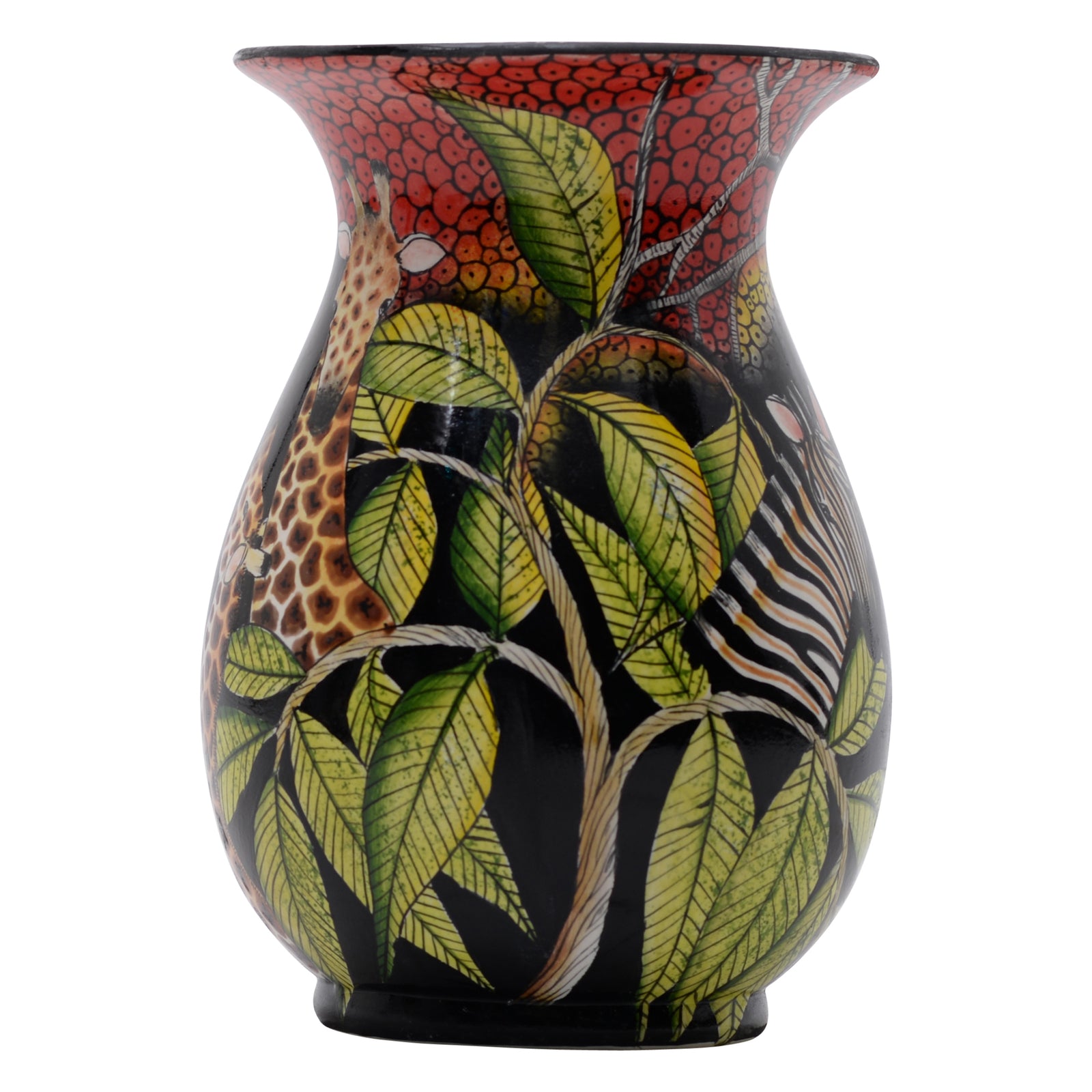 Zebra & giraffe vaseZebra & giraffe vase