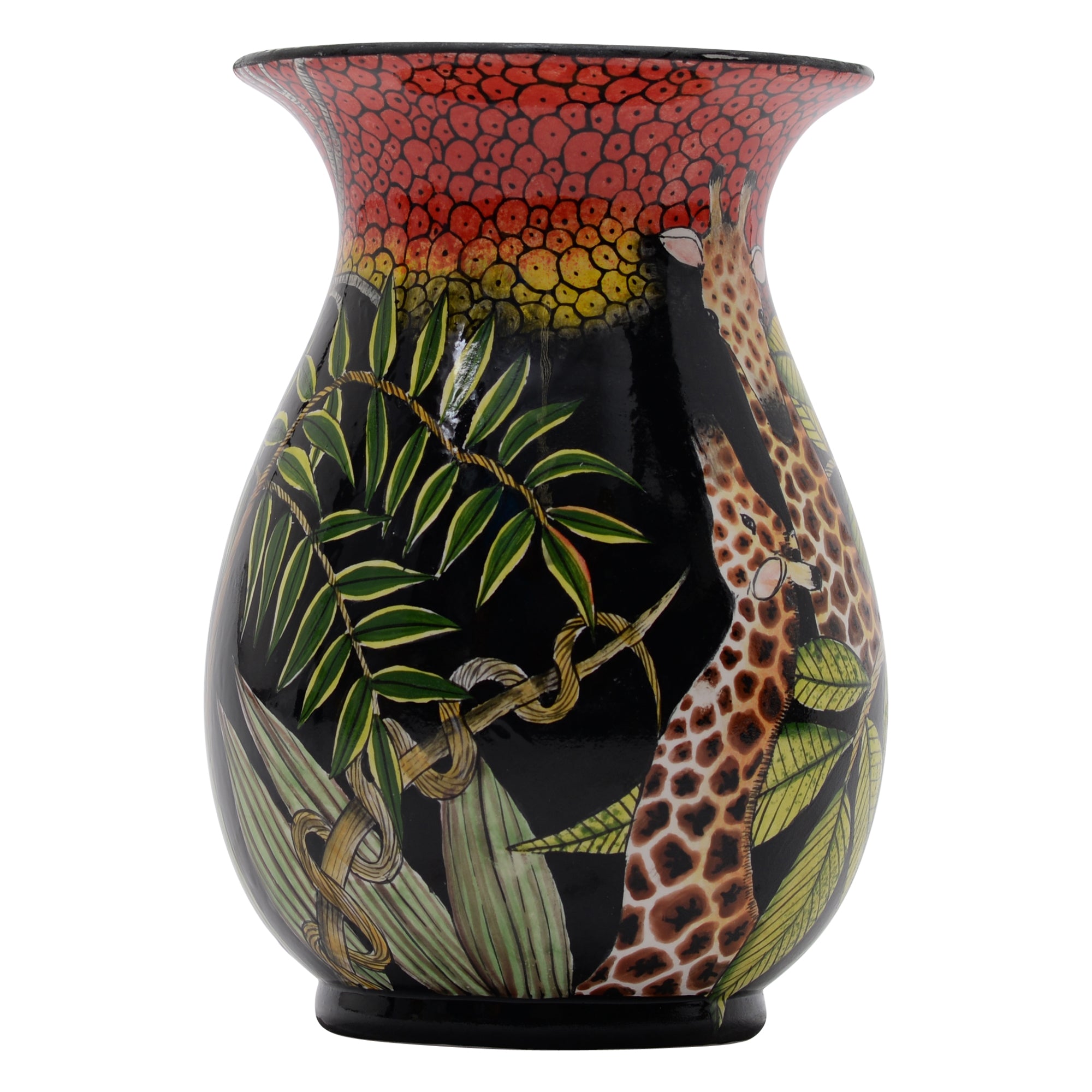 Zebra & giraffe vaseZebra & giraffe vase