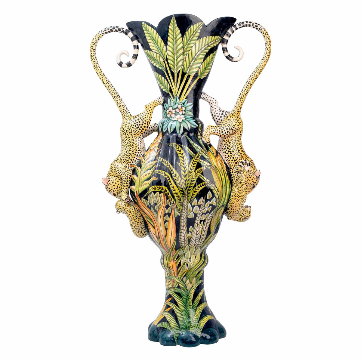 Leopard Vase