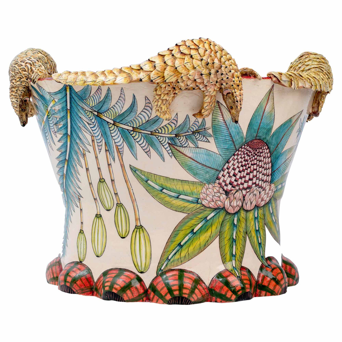 Leopard Vase