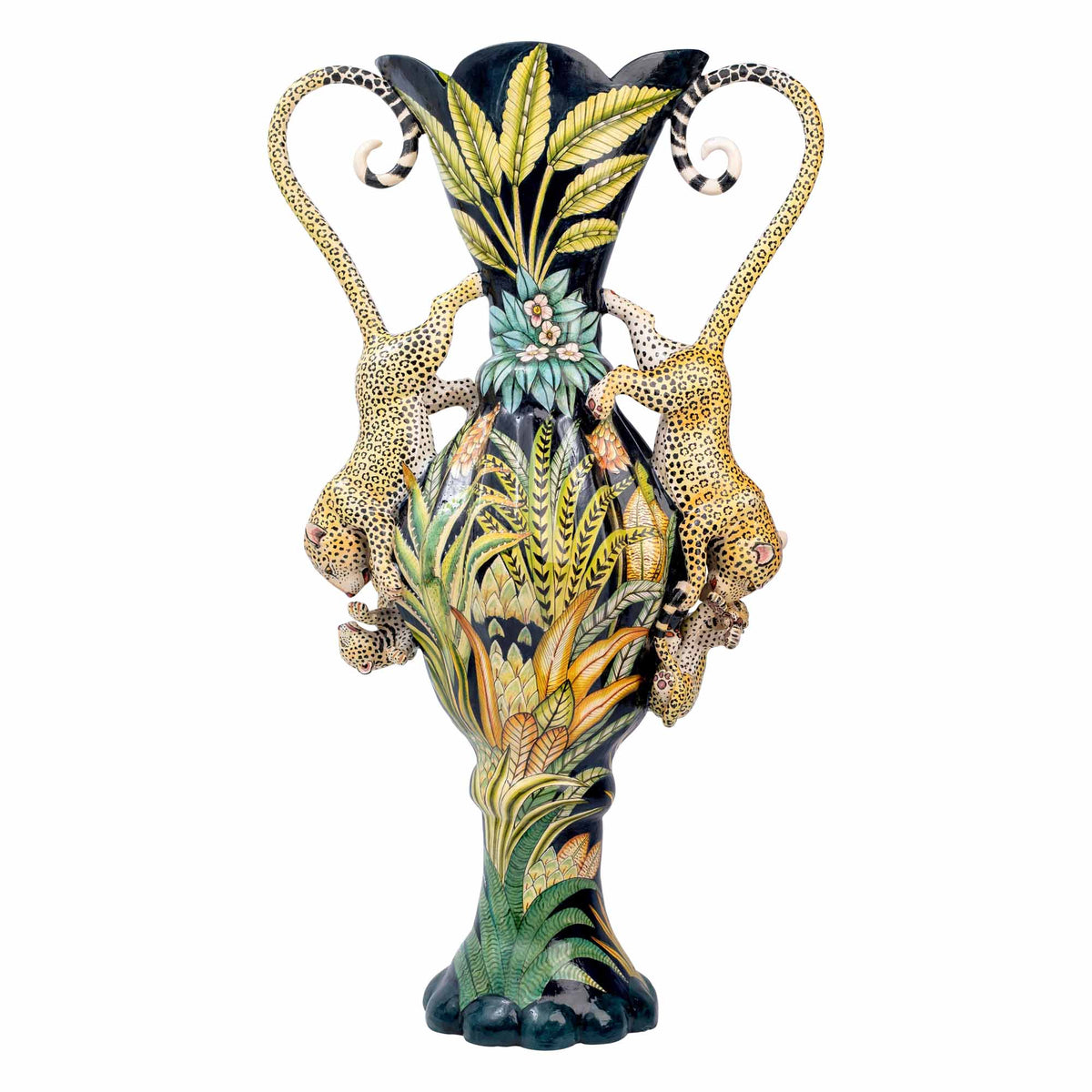 Leopard Vase