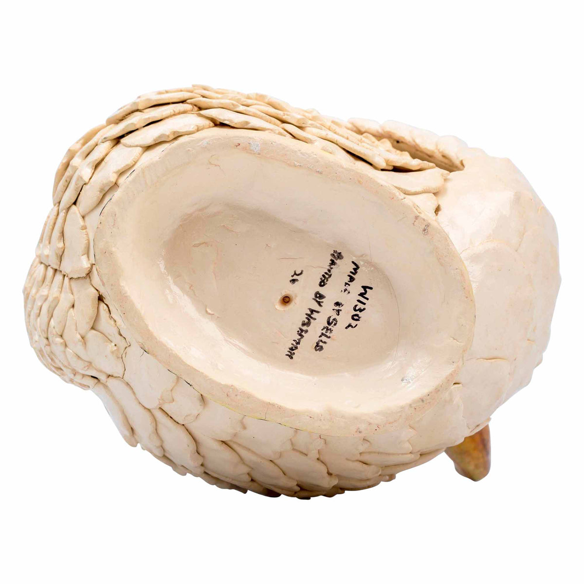 White Pangolin Sculpture