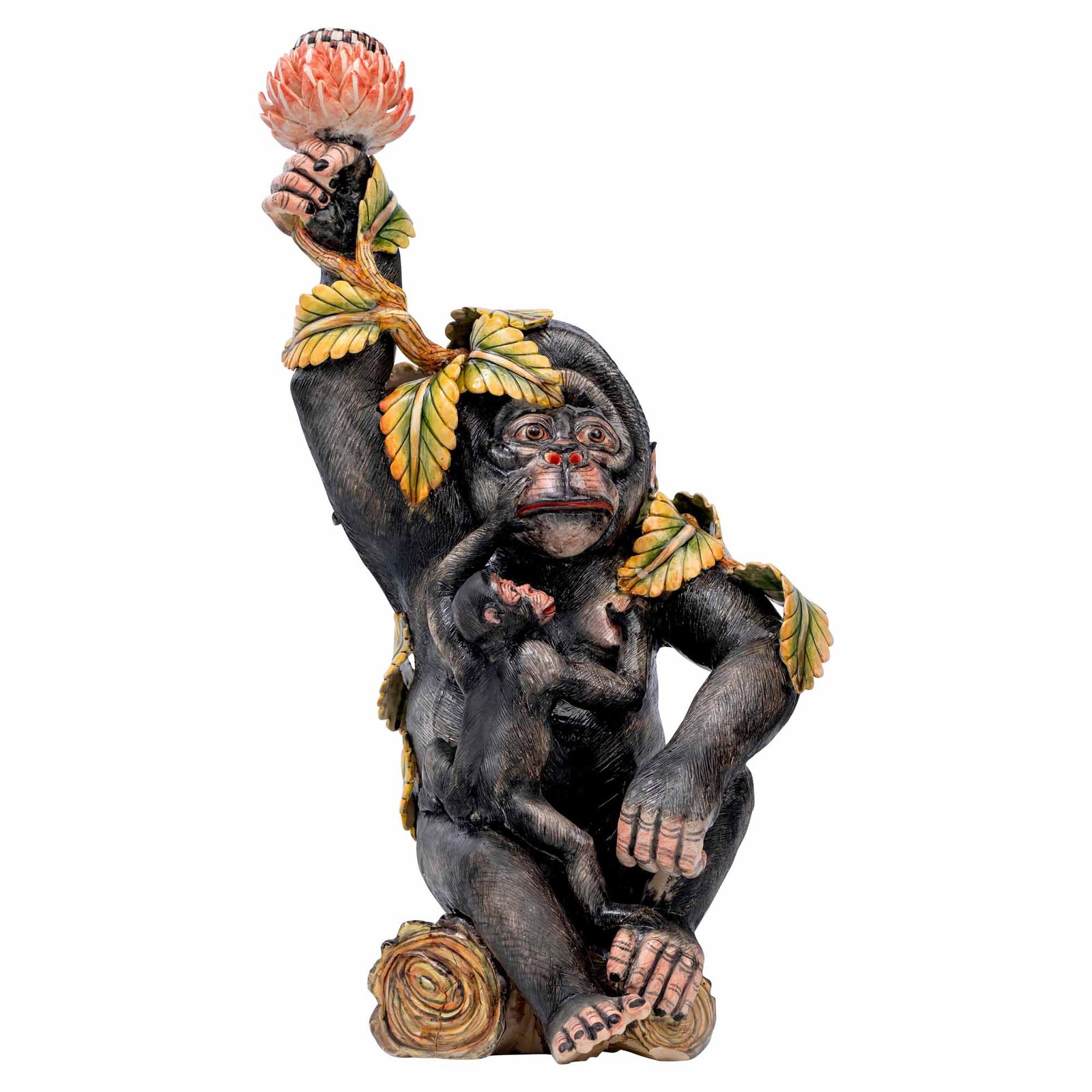 Pair Of Gorilla Candlesticks