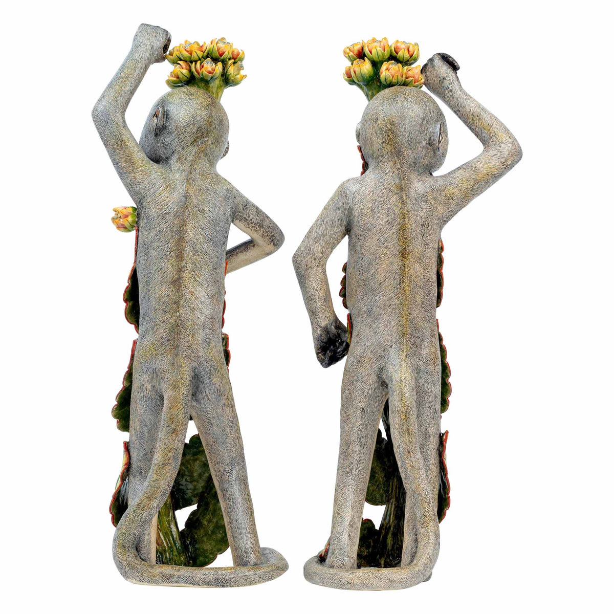 Pair Of Monkey Candlesticks