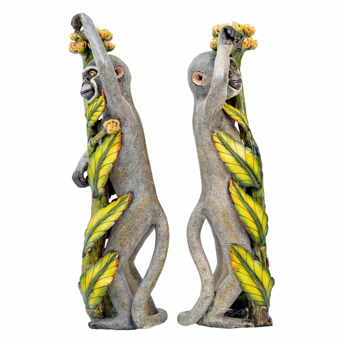 Pair Of Monkey Candlesticks