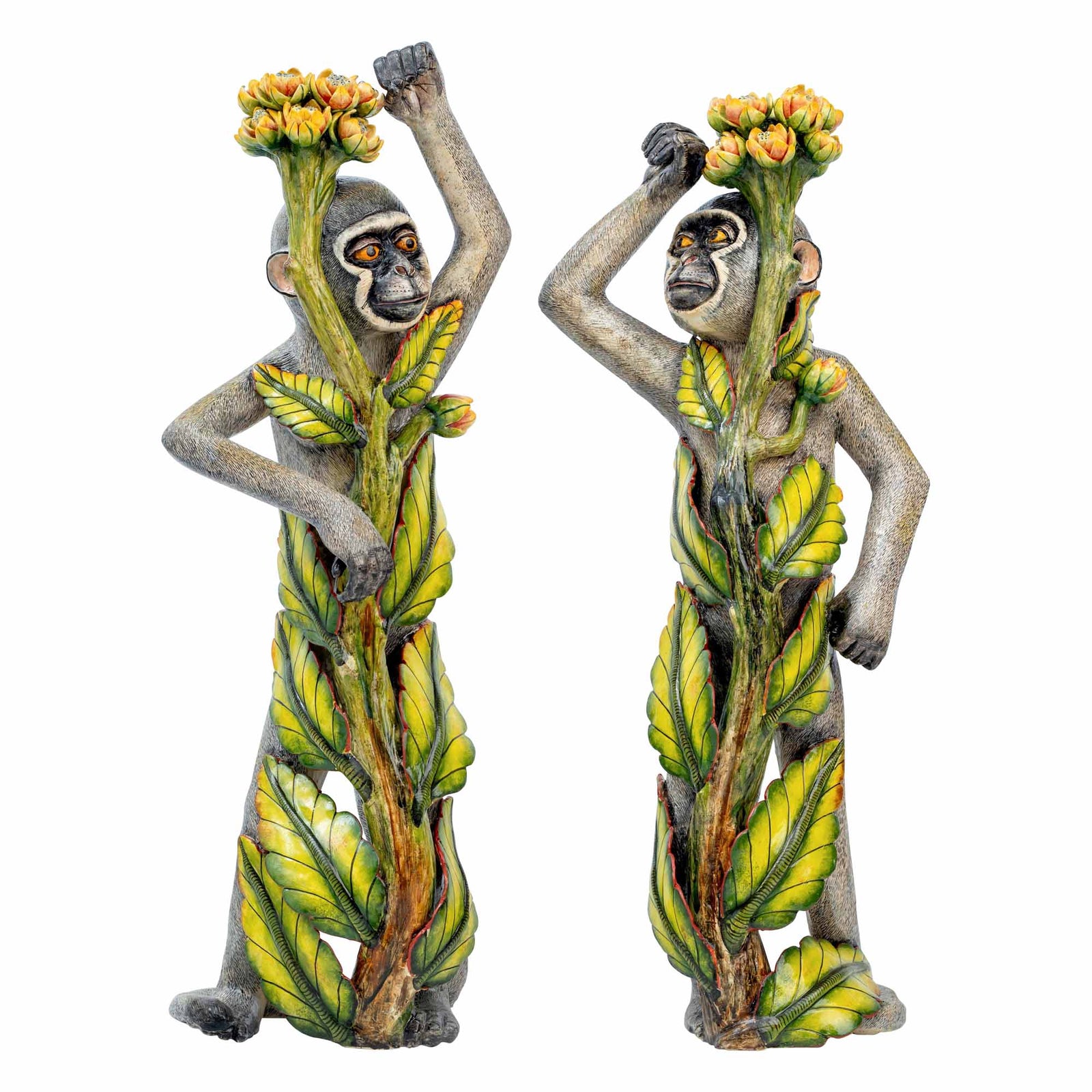 Pair Of Monkey Candlesticks