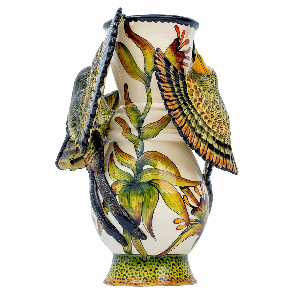 Malachite Sunbird Vase
