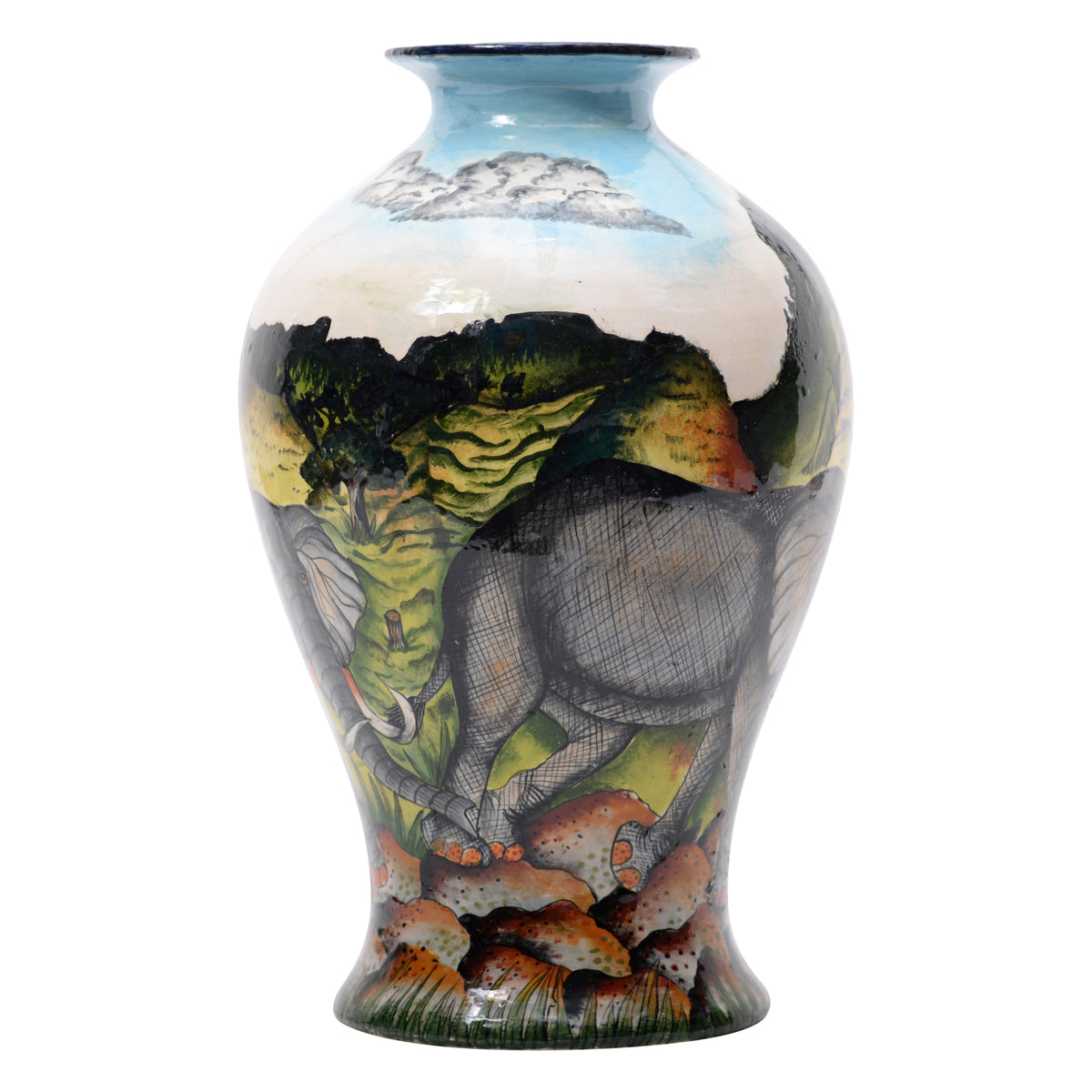 Elephant vase